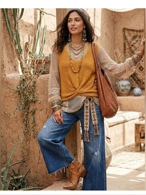 Twist Front Tank Sweater